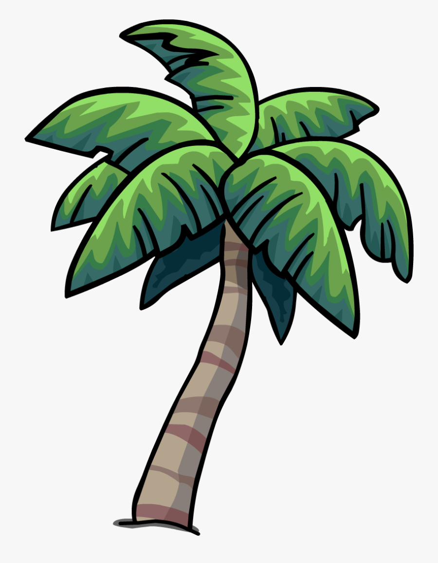 Palm Leaf Png -club Penguin Palm Tree, Hd Png Download - Palm Tree Hammock Clipart, Transparent Clipart