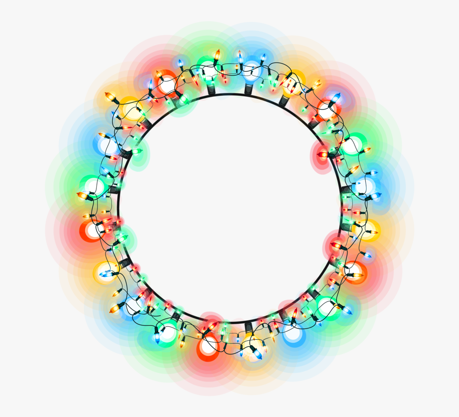 Christmas Lights Png Circle , Free Transparent Clipart - ClipartKey