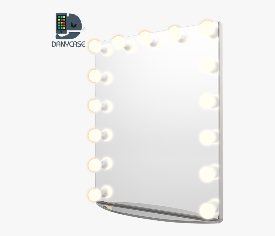 Clip Art With Bulbs Hollywood Cosmetic - Photographic Film, Transparent Clipart