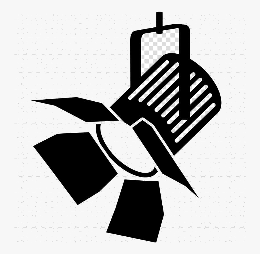 Stage Lights Black Light Illustration Lighting Computer - Stage Light Icon Png, Transparent Clipart