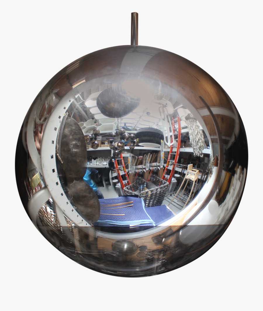 Tom Dixon Mirror Ball Pendant Light Viyet Designer, Transparent Clipart