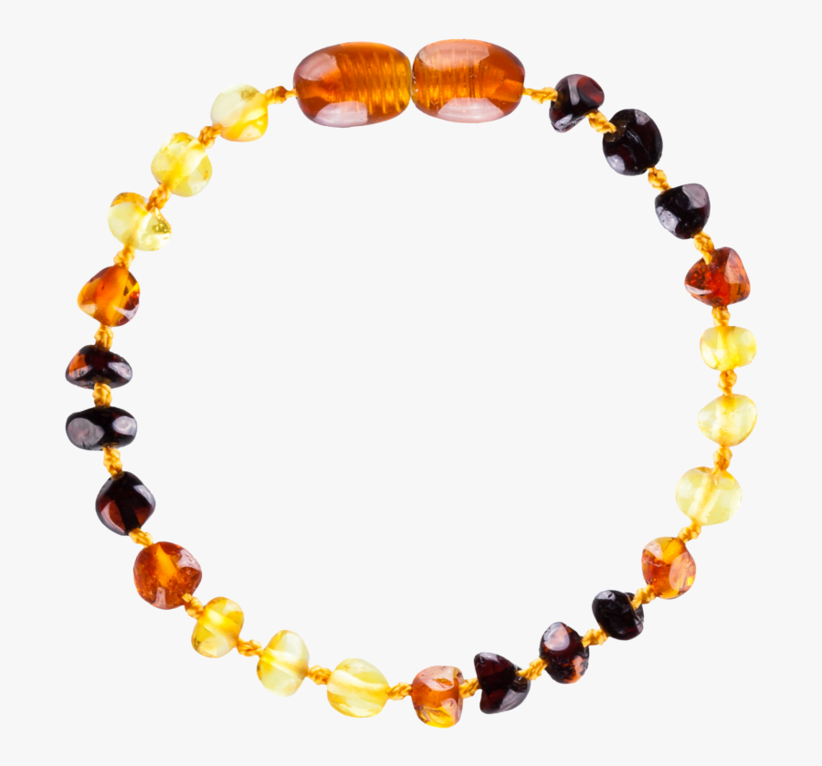 Baroque Multi 4 Colors Rainbow Teething Bracelet Clipart - Amber, Transparent Clipart