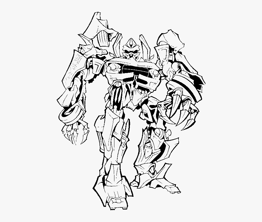 Will Readily Fight Fierce Coloring Page Transformer - Transformers Galvatron Coloring Pages, Transparent Clipart