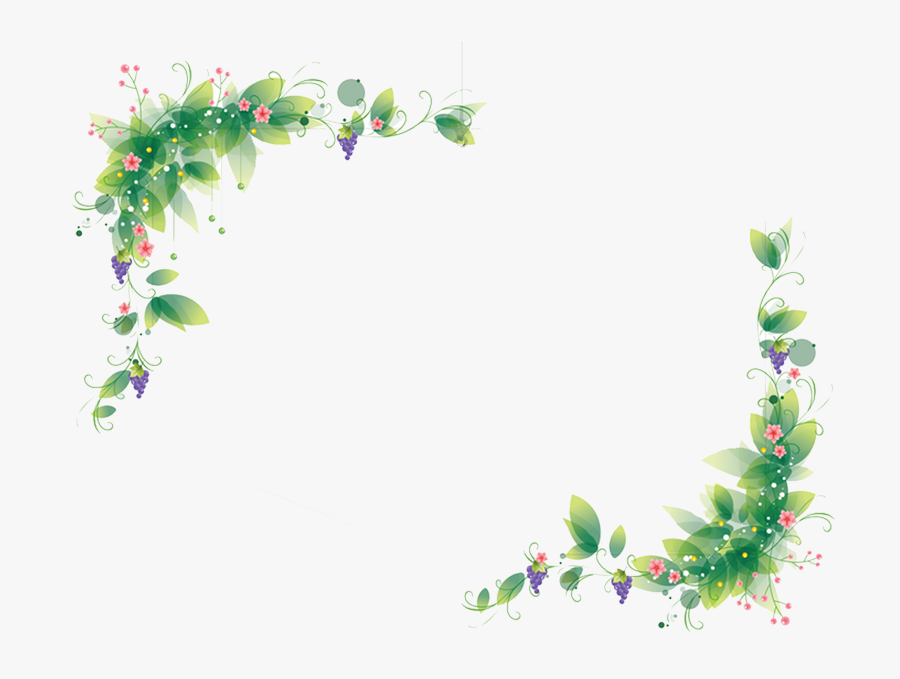 Picture Frame Flower Ornament Fresh Free Clipart Hd - Floral Border Corner Png, Transparent Clipart