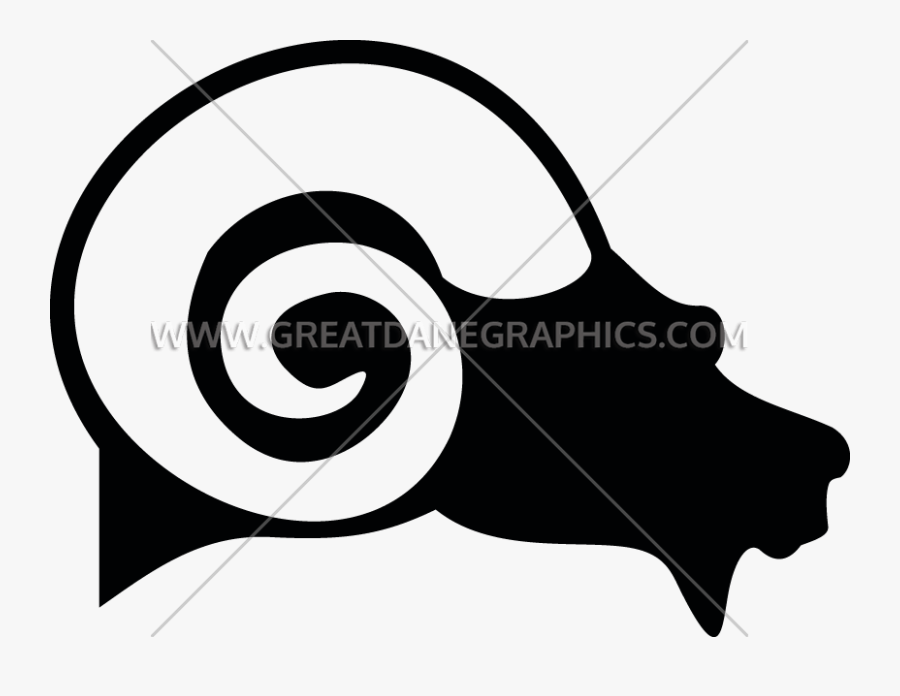 Transparent Ram Head Clipart - Illustration, Transparent Clipart