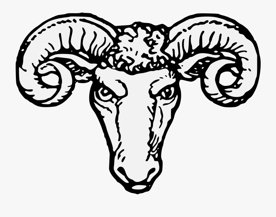 Goat Head Coat Of Arms, Transparent Clipart