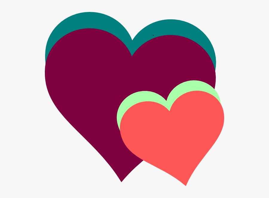 Love Birds2 Svg Clip Arts - Heart, Transparent Clipart