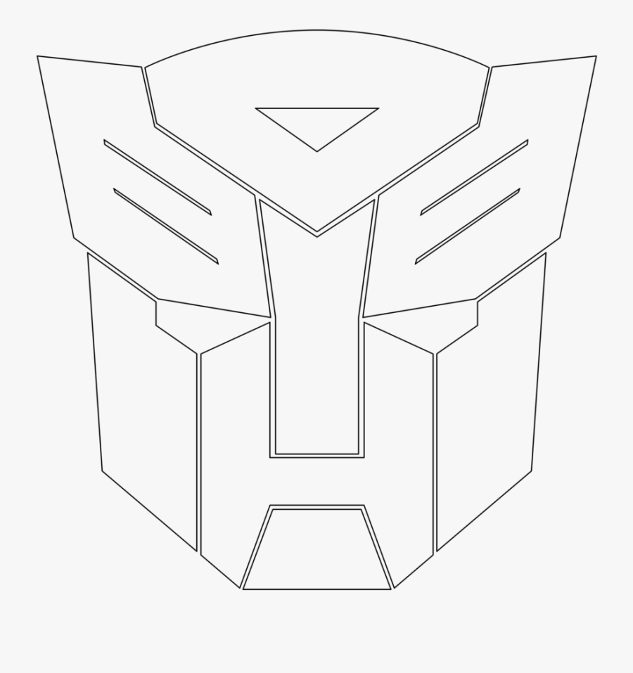 Transformers Live Action Movie Autobots Symbol - Autobot Outline, Transparent Clipart