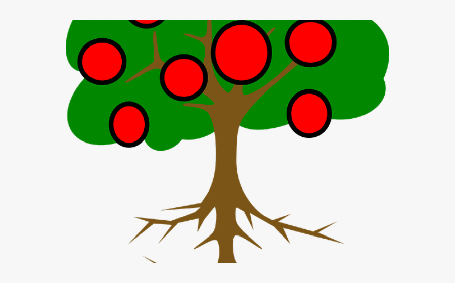 Roots Clipart Log - Orange Tree Clipart Png, Transparent Clipart