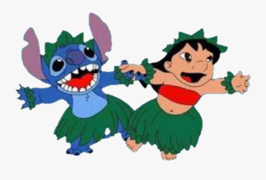 #lilo #liloandstitch #stitch #hawaii #hawain #leaf - Lilo And Stitch Dancing Png, Transparent Clipart
