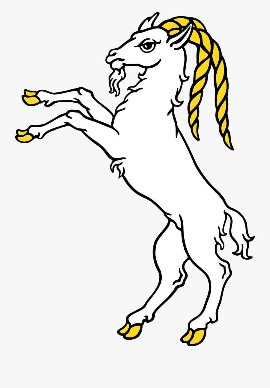 Ram, Goat, Animal, Sheep, Zodiac, Chinese, Year, Horn - Coat Of Arms Goat, Transparent Clipart