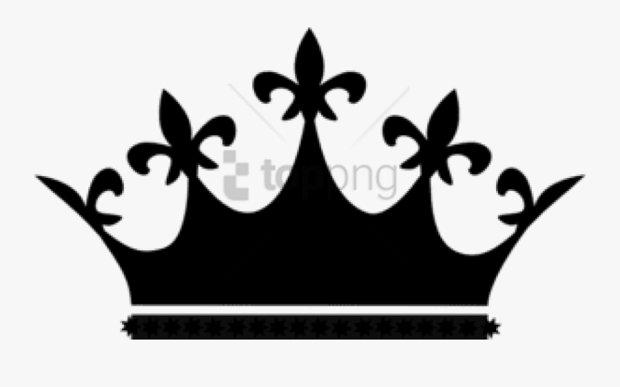 Crown Black & White, Transparent Clipart