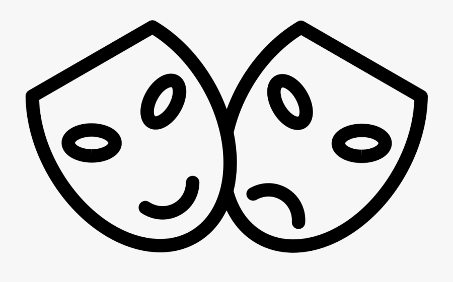 Image Free Stock Mask Emoticon Sadness Transprent - Png Transparent Happy And Sad Mask, Transparent Clipart