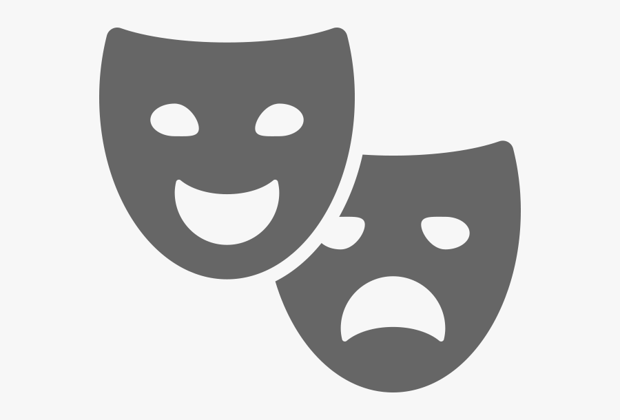 Marcola School District Drama Program - Theatre Mask Vector Png, Transparent Clipart