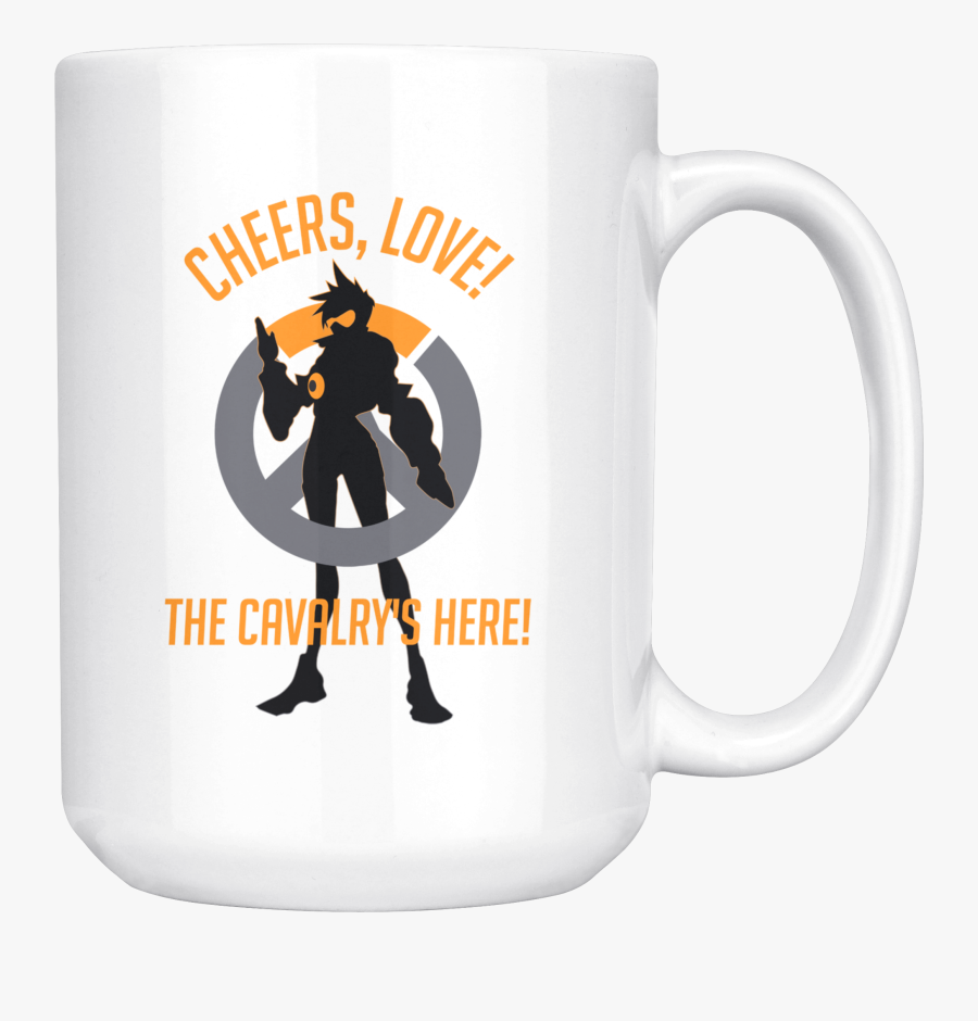 Overwatch Tracer Cheers Love Mug - Going The Distance Dvd Cover, Transparent Clipart