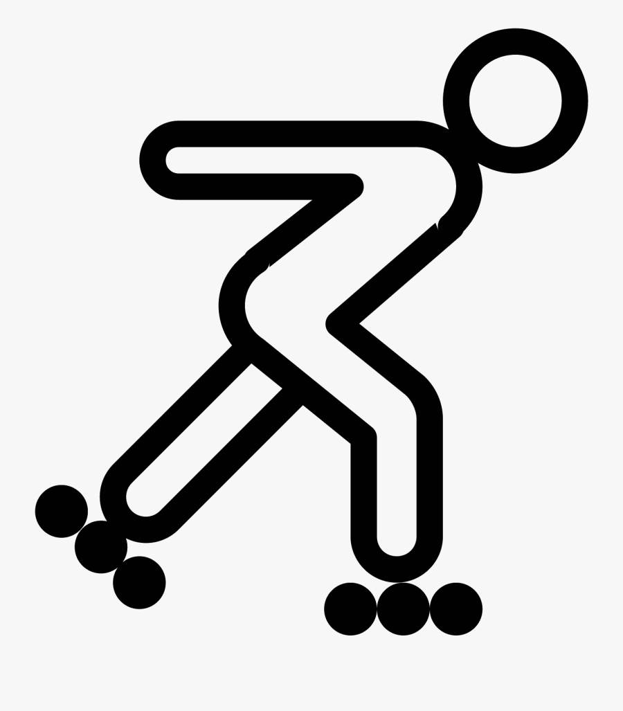 Roller Skating Icon - Roller Skating Png, Transparent Clipart