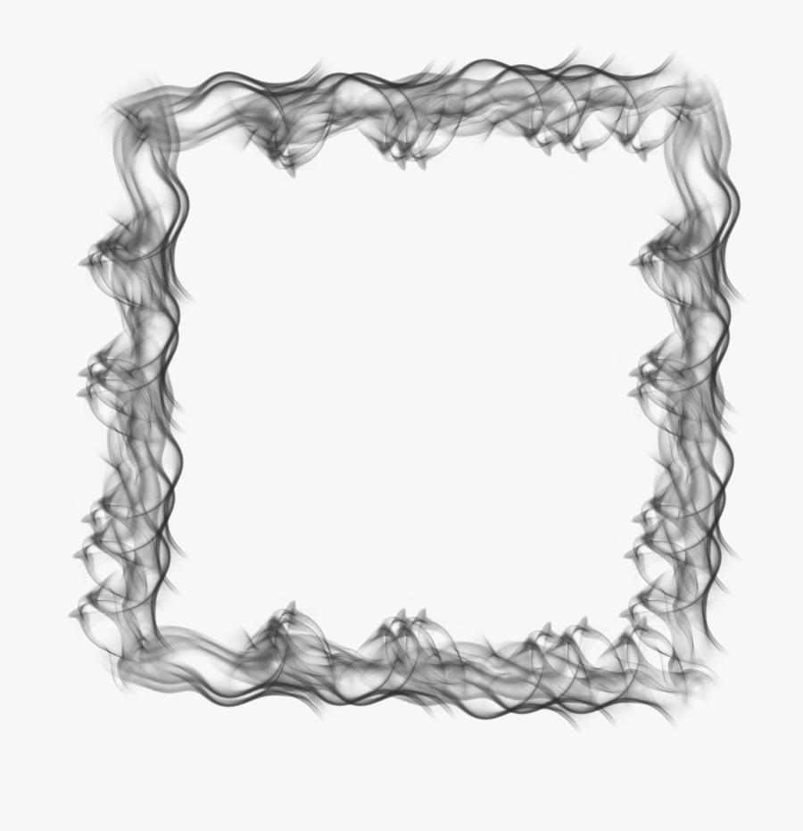 Smoke Ink Border Box Png And Psd - Ink Border, Transparent Clipart
