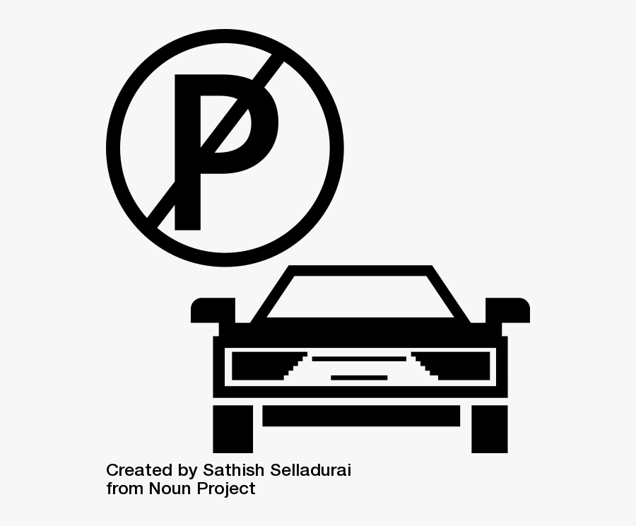Parking Further Away, Transparent Clipart