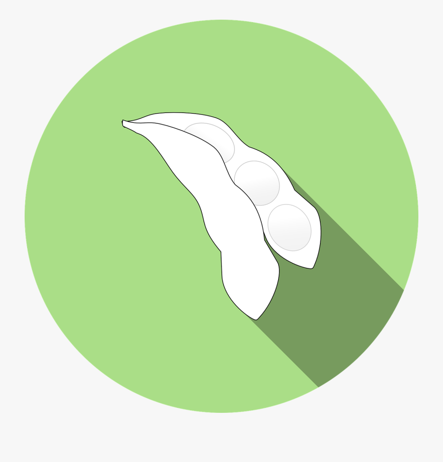 Allergy Icon Soya, Transparent Clipart