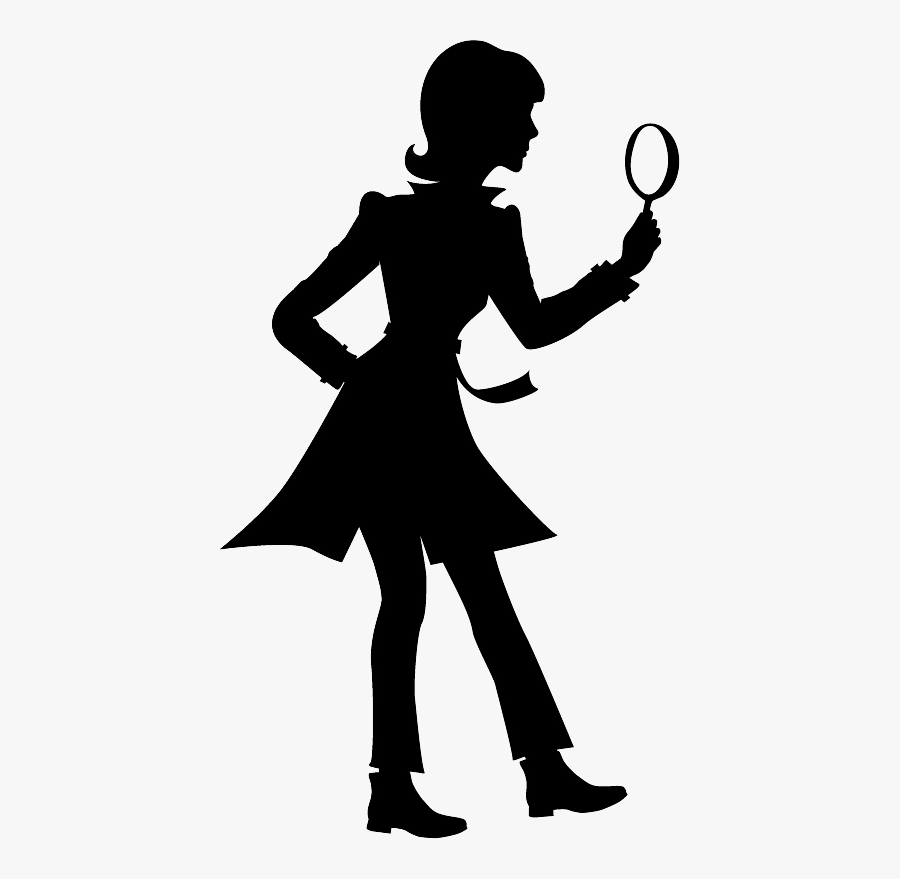 Bodmin Enquiry & Court Agents Private Investigator - Woman Detective Silhouette Clip Art, Transparent Clipart
