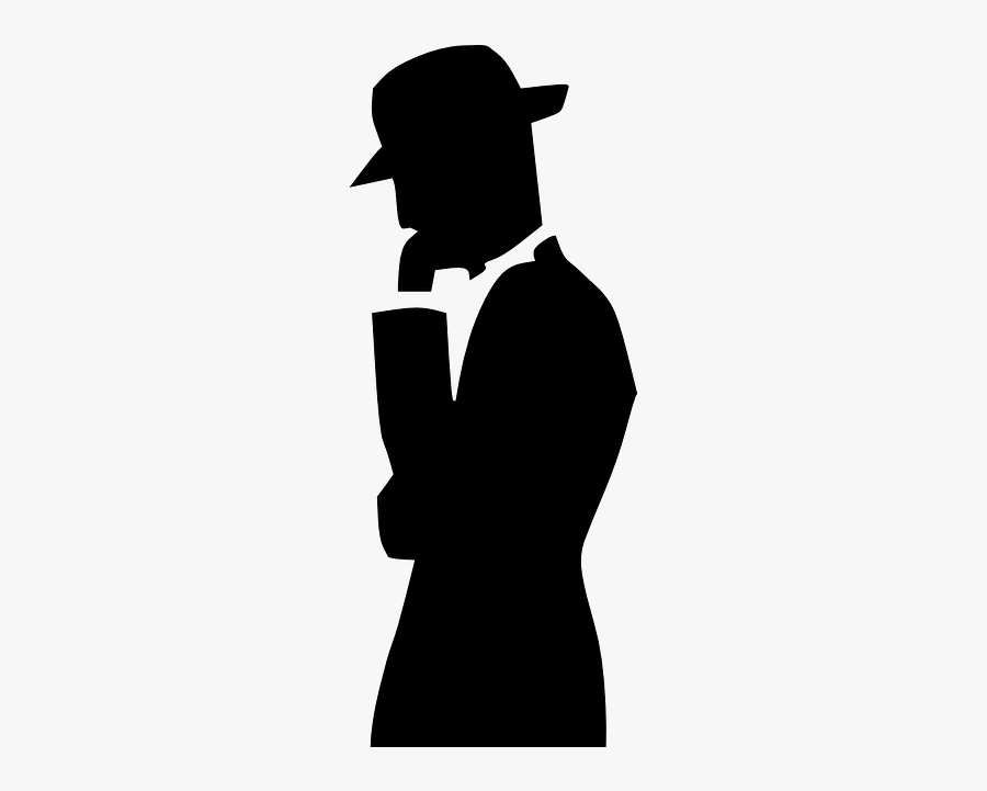 Mr - Devops - Man With Hat Silhouette Png, Transparent Clipart