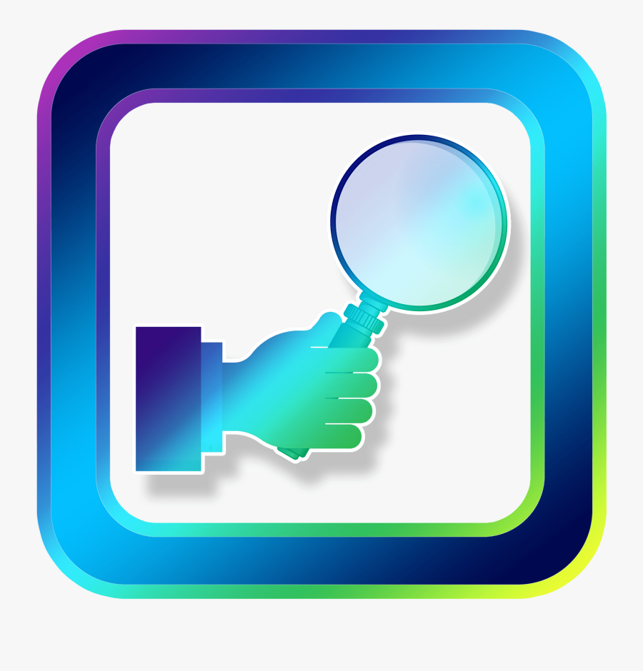 Transparent Magnifying Glass Icon Png - Physical Evidence Icon, Transparent Clipart