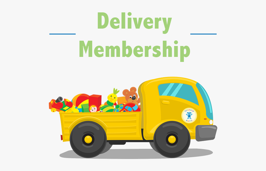 Yellow Truck Cartoon, Transparent Clipart