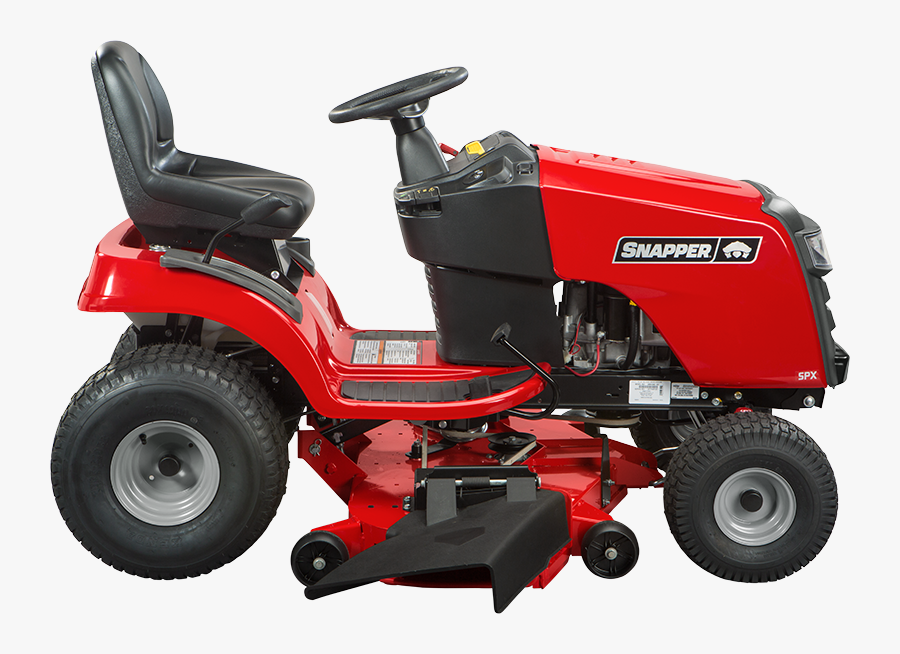 Transparent Lawn Mower Png - Riding Lawn Mower Side View, Transparent Clipart