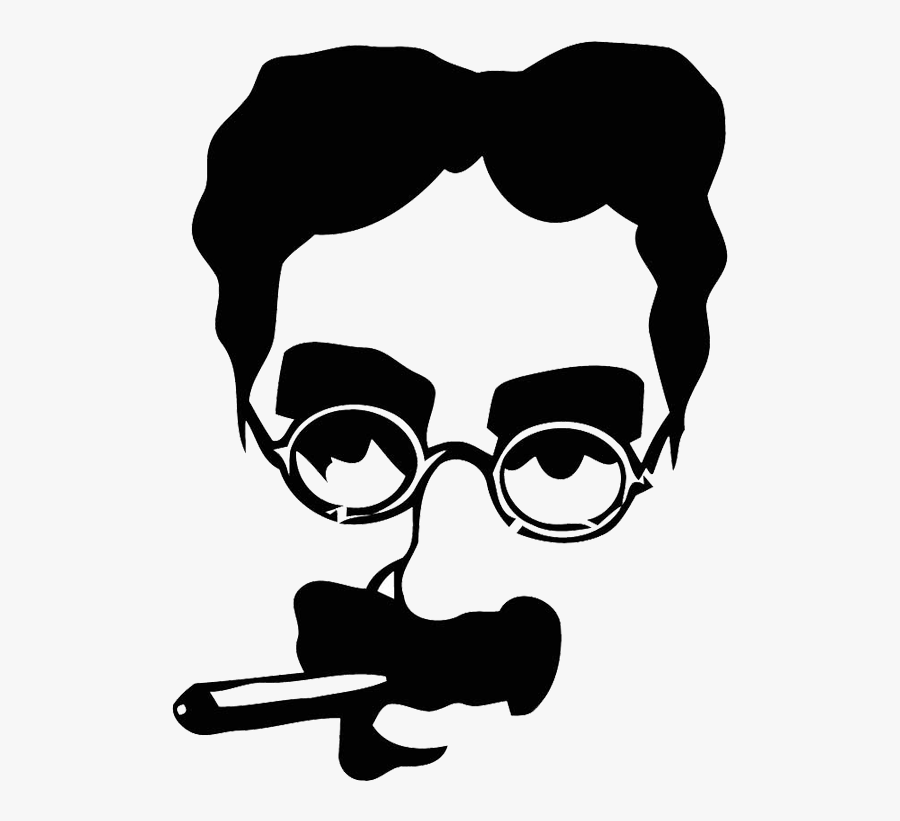 Clip Art By Elope - Groucho Marx, Transparent Clipart