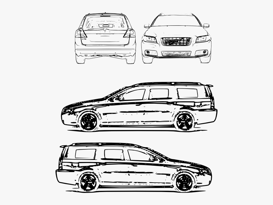 Volvo V All Clip Art At Clker - Volvo Clip Art, Transparent Clipart
