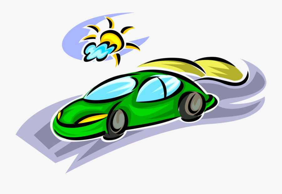 Vector Illustration Of Family Automobile Motor Vehicle - City Car, Transparent Clipart