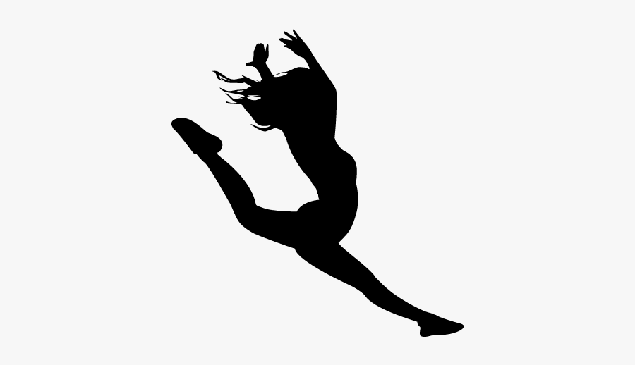 Dance Squad Silhouette Cheerleading Drill Team - Dance Team Dance Silhouette, Transparent Clipart