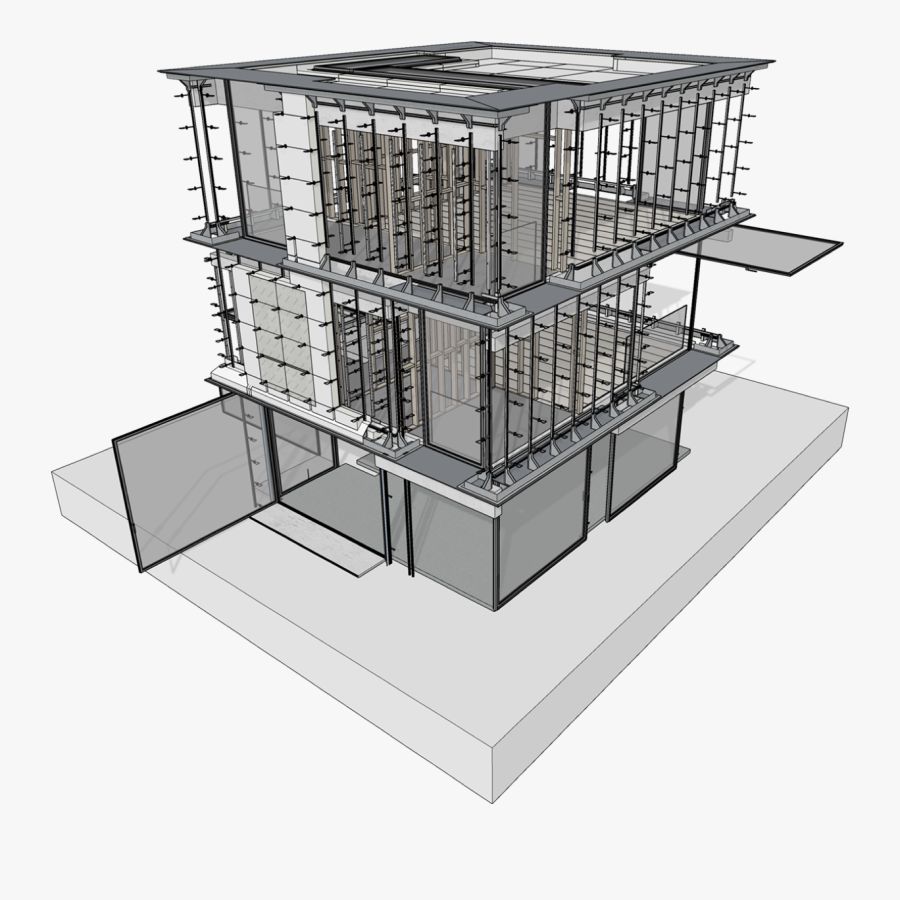 Less Iteration, More Building - 3d Building Plans, Transparent Clipart