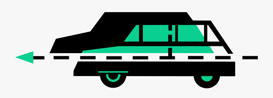 Vector Illustration Of Family Automobile Motor Vehicle - Airplane, Transparent Clipart