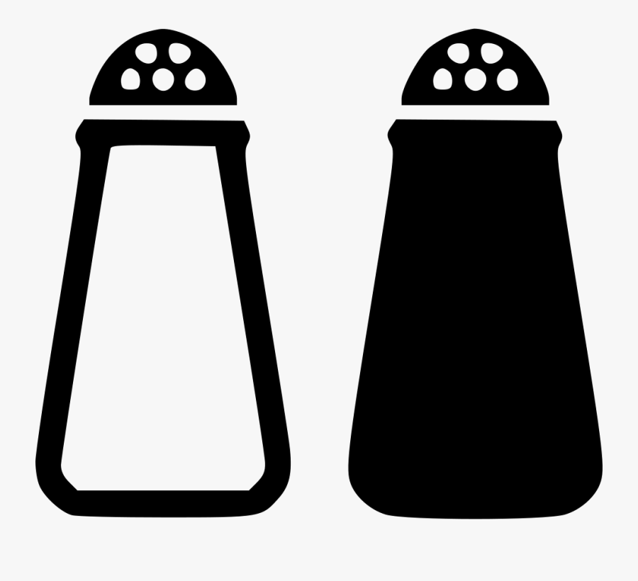 Free Salt And Pepper Shaker Svg File, Transparent Clipart