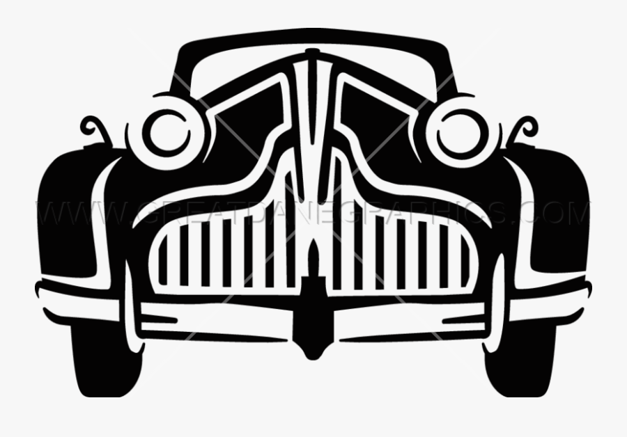 Classic Car Production Ready Artwork For T Shirt Printing - Antique Car, Transparent Clipart
