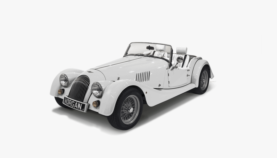 Transparent White Car Png - Vintage White Car Png, Transparent Clipart