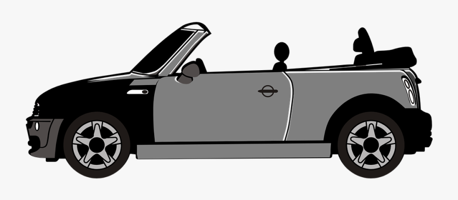 Clipart Of A Convertible Green Vintage Car - Clipart Car Convertible Png, Transparent Clipart