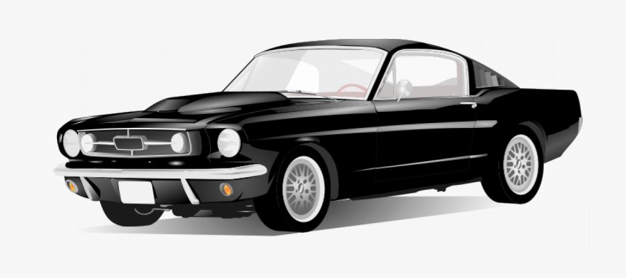 Bobocal American Sport Car - Sports Car Clipart Black And White, Transparent Clipart