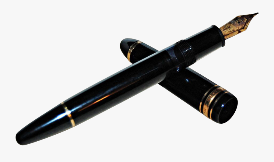 Clip Art Old Fountain Pens - Fountain Pen Transparent Background, Transparent Clipart