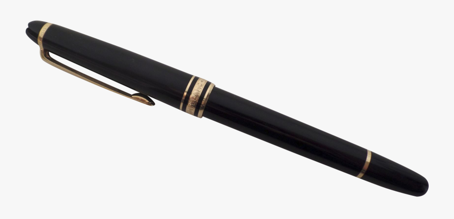 Vintage Montblanc Mont Blanc Fountain Pen Meisterstuck - Calligraphy, Transparent Clipart