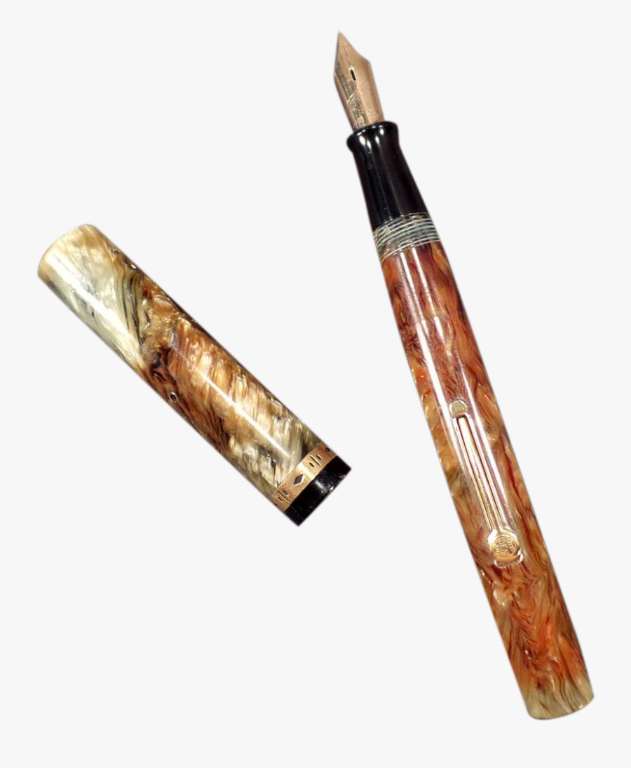 Clip Art Antique Pens - Wood, Transparent Clipart