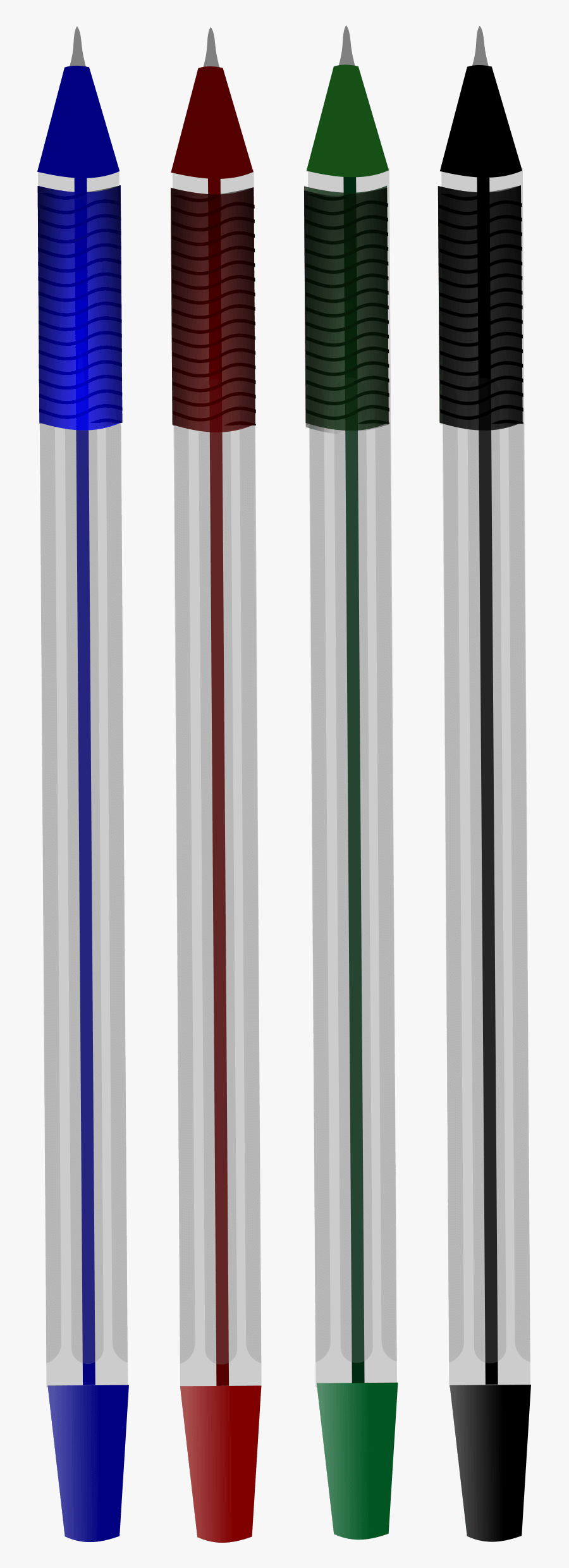 Transparent Fountain Pen Clipart - 2 Pens Clip Art, Transparent Clipart