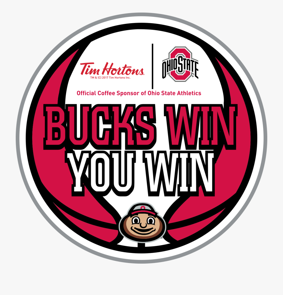 Transparent Ohio State Brutus Clipart - Tim Hortons, Transparent Clipart