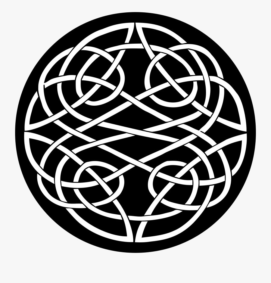 Transparent Celtic Heart Clipart - Art Nouveau Curve Lines, Transparent Clipart
