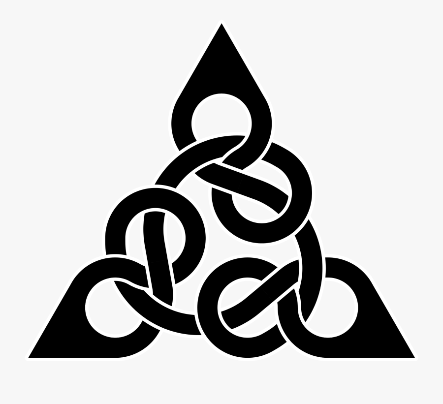File Figure Knot Triang Wikimedia Commons Open - Tattoos Png Celtic, Transparent Clipart