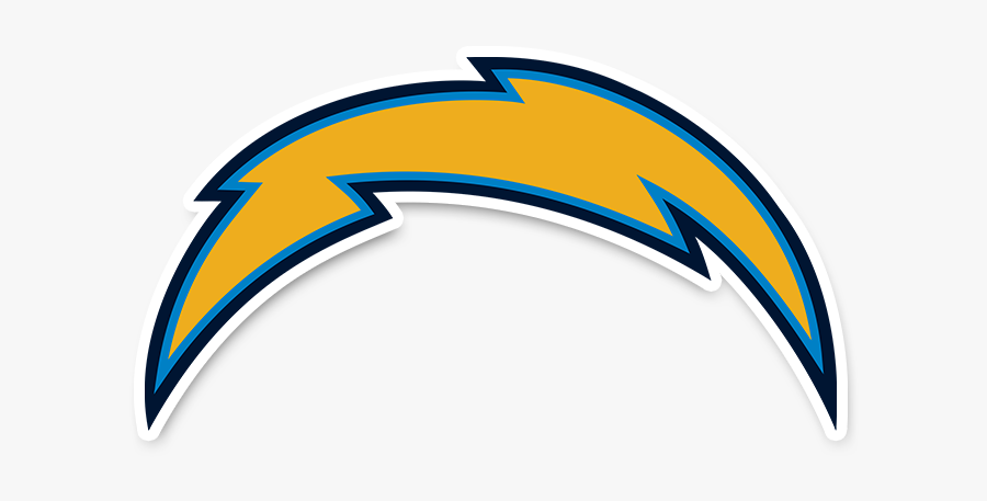 San Diego Chargers Bolt, Transparent Clipart