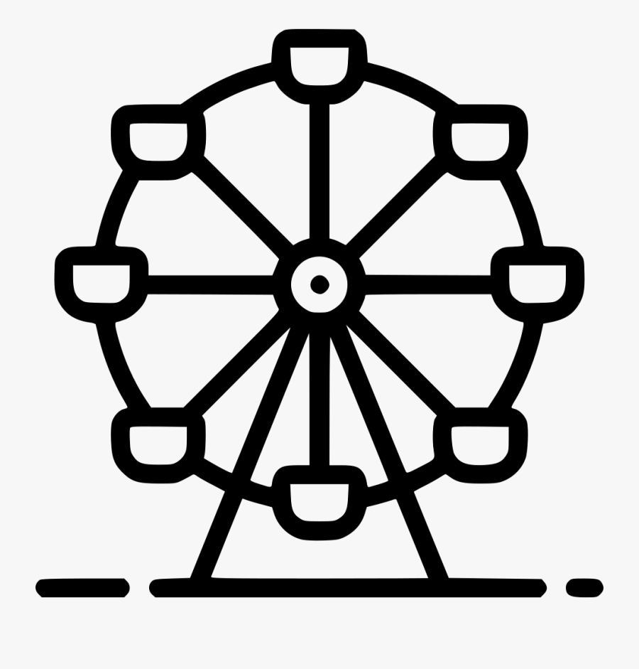 Computer Icons Vector Graphics Ferris Wheel Amusement - Icon Amusement Park Png, Transparent Clipart