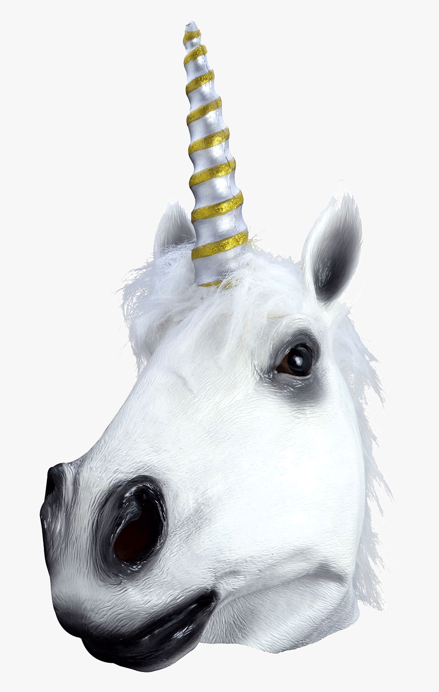 Unicorn-mask - Unicorn Head Transparent Background, Transparent Clipart