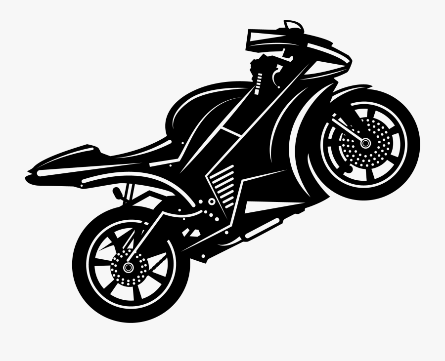Wheel Car Vector Motorcycle Free Download Image Clipart - Vector Motorcycle Free Download, Transparent Clipart